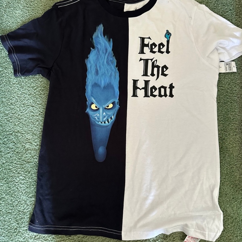Disney world parks Hercules hades feel the heat graphic tshirt tee t-shirt small